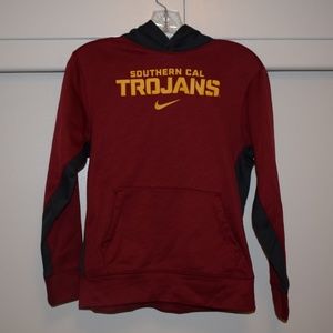 Nike USC Red & Gray Hoodie